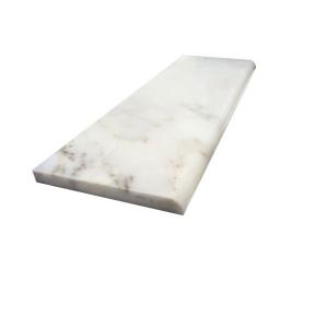white marble baseboard