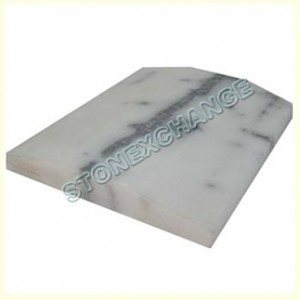 Nuevo White Carrara Thresholds- Double Hollywood Bevel