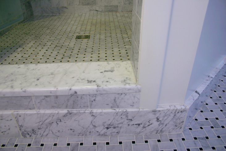 Marble Thresholds for Luxury Showers