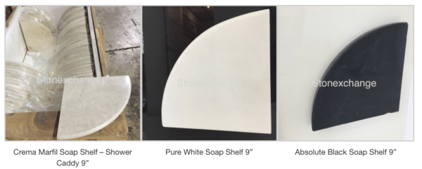 Marble Soap Shelves For Luxury Showers
