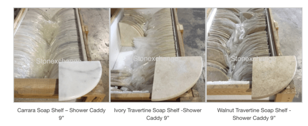 Marble Soap Shelves For Luxury Showers