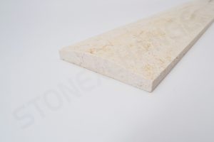 Crema Marfil Marble Double Hollywood Bevel Threshold 4x36 