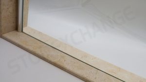 Crema Marfil Shower Curb
