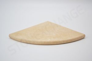Ivory Travertine Corner Shelf Shower Caddy