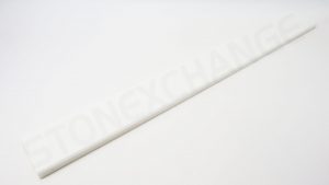 Pure White Engineered Stone 4x36 Standard Double Bevel Threshold